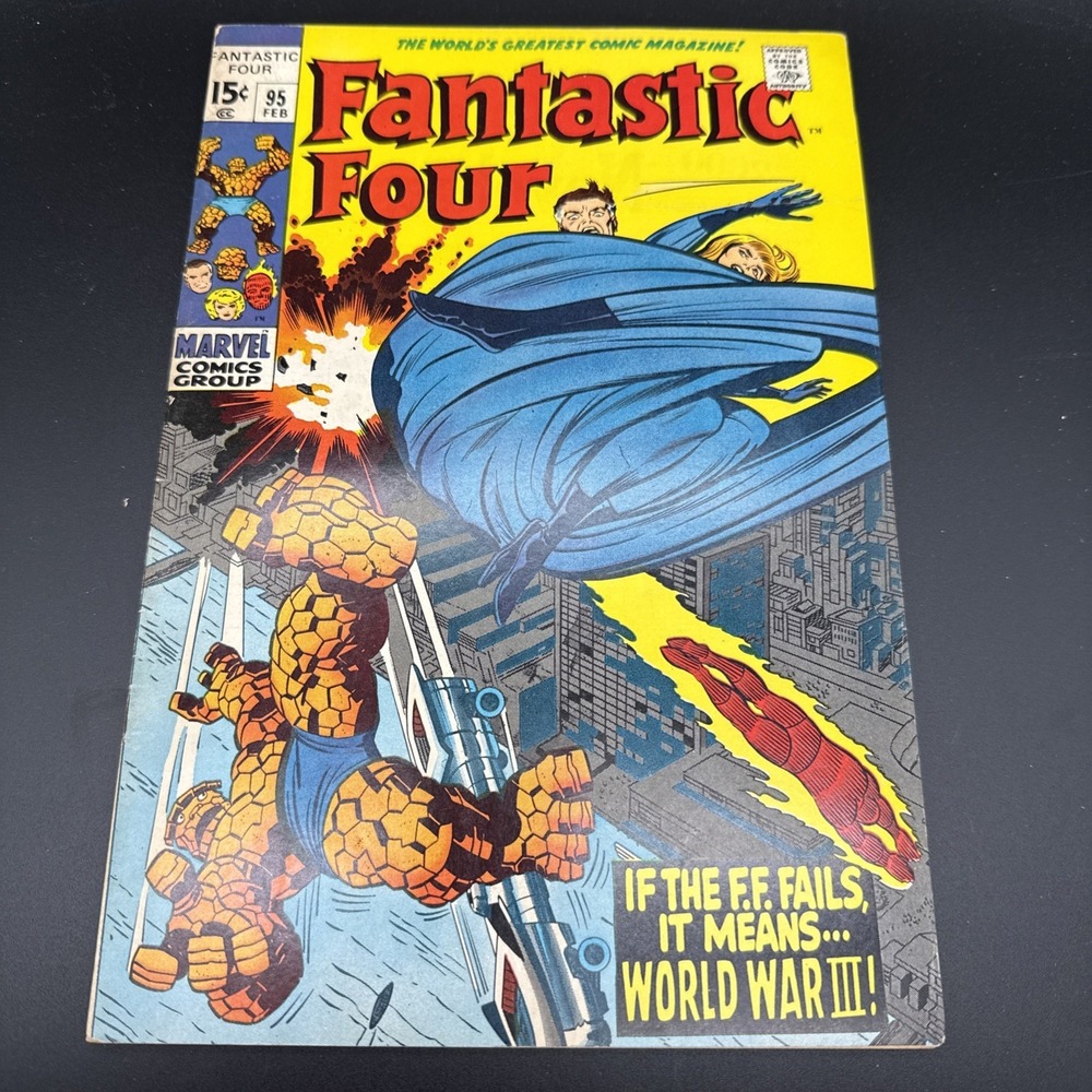 Fantastic Four 95 1970 Marvel Comics Reed Richards Sue Storm Jack Kirby Stan Lee